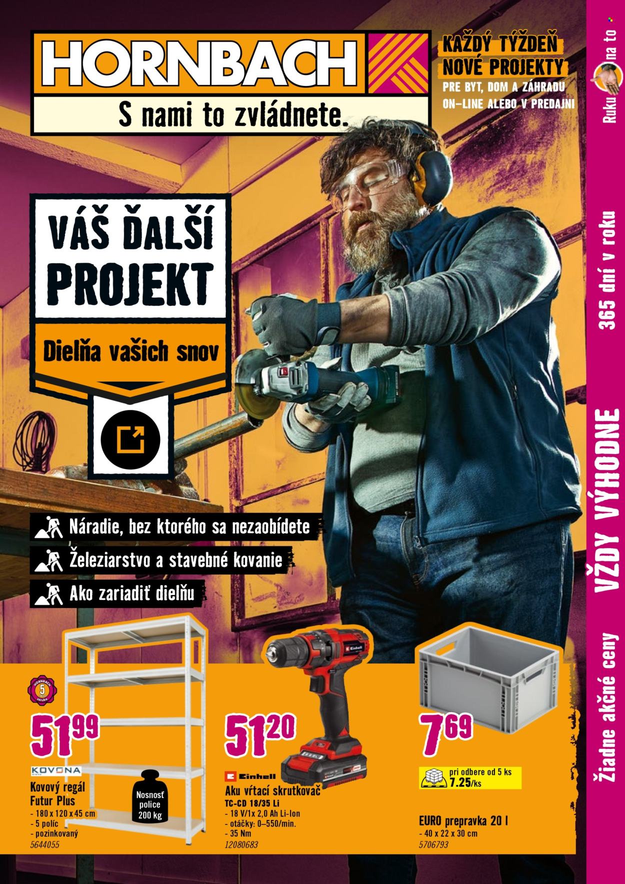 Leták Hornbach - 8.10.2025 - 22.10.2025. Strana 1