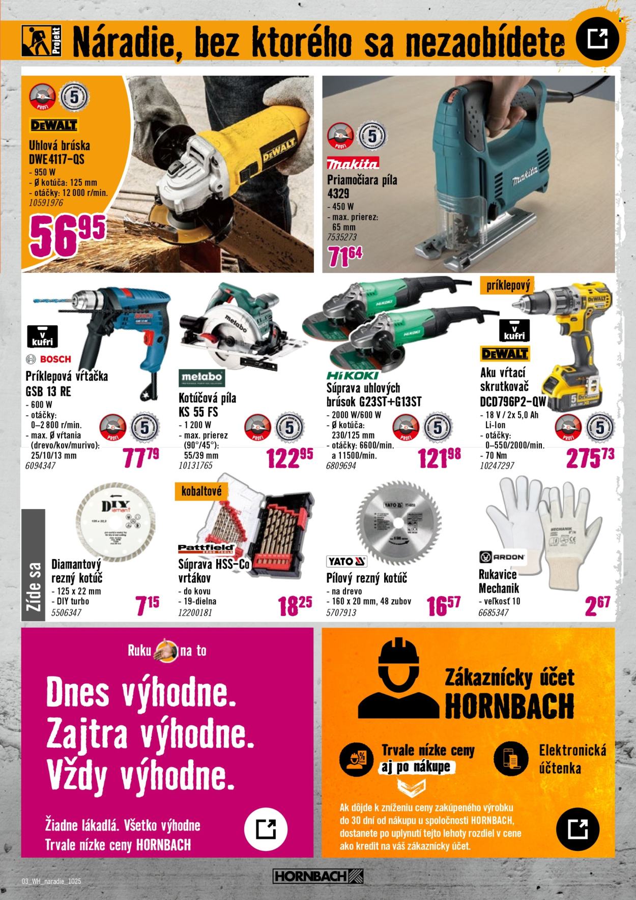 Leták Hornbach - 8.10.2025 - 22.10.2025. Strana 3