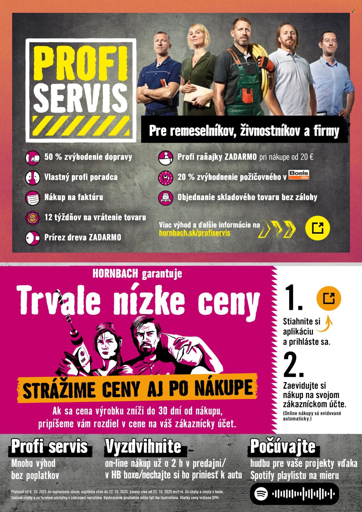 Leták Hornbach - 8.10.2025 - 22.10.2025. Strana 10