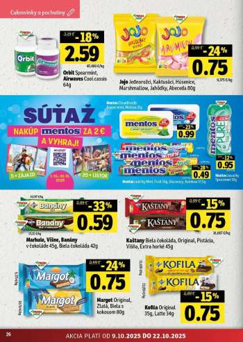 thumbnail - Mentos žuvačky Spearmint 30g