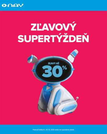Leták NAY Elektrodom - 6.10.2025 - 20.10.2025.