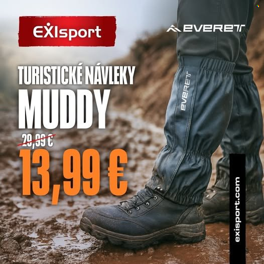 Leták Exisport. Strana 1