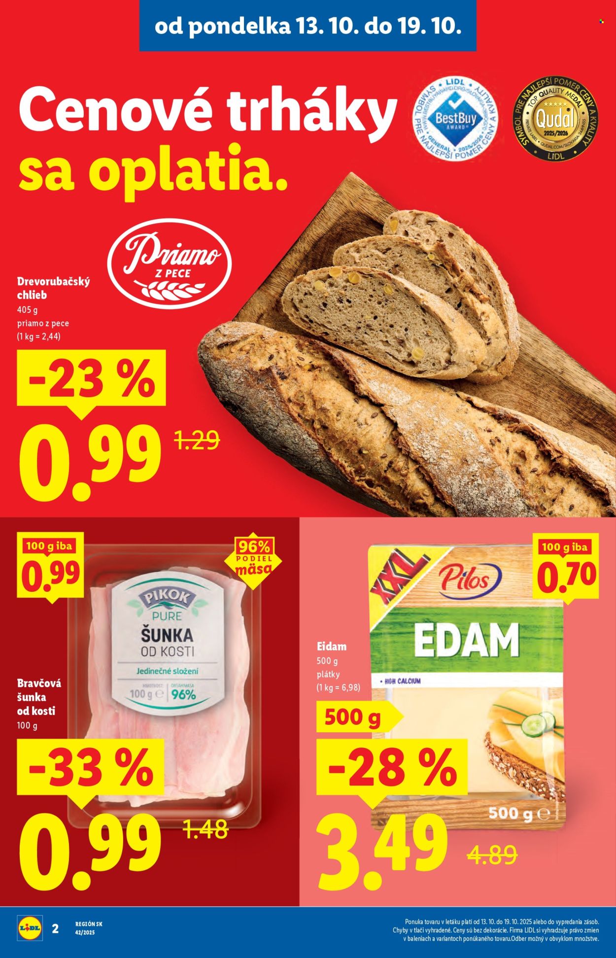 Leták Lidl - 13.10.2025 - 19.10.2025. Strana 4