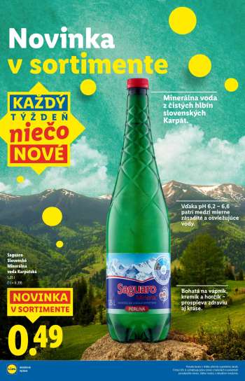thumbnail - Saguaro Slovensko Minerálna voda Karpatská
