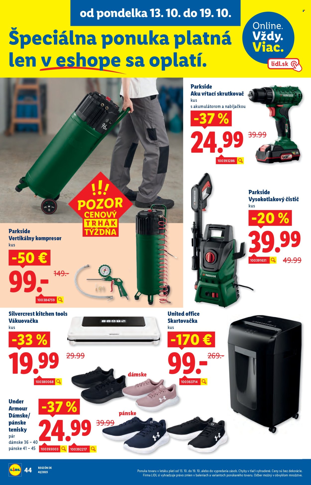 Leták Lidl - 13.10.2025 - 19.10.2025. Strana 70