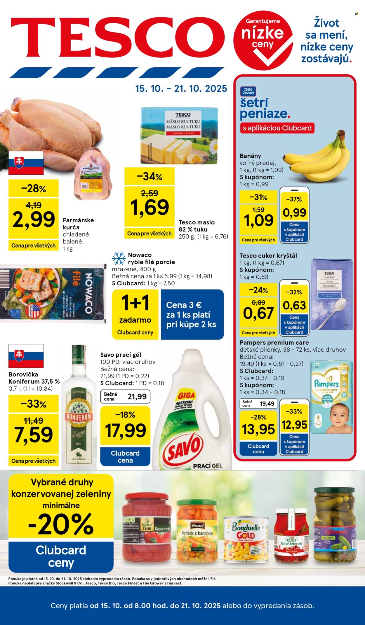 Leták TESCO - 15.10.2025 - 21.10.2025. Strana 1