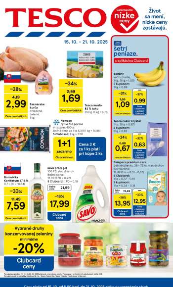 Leták TESCO - 15.10.2025 - 21.10.2025.