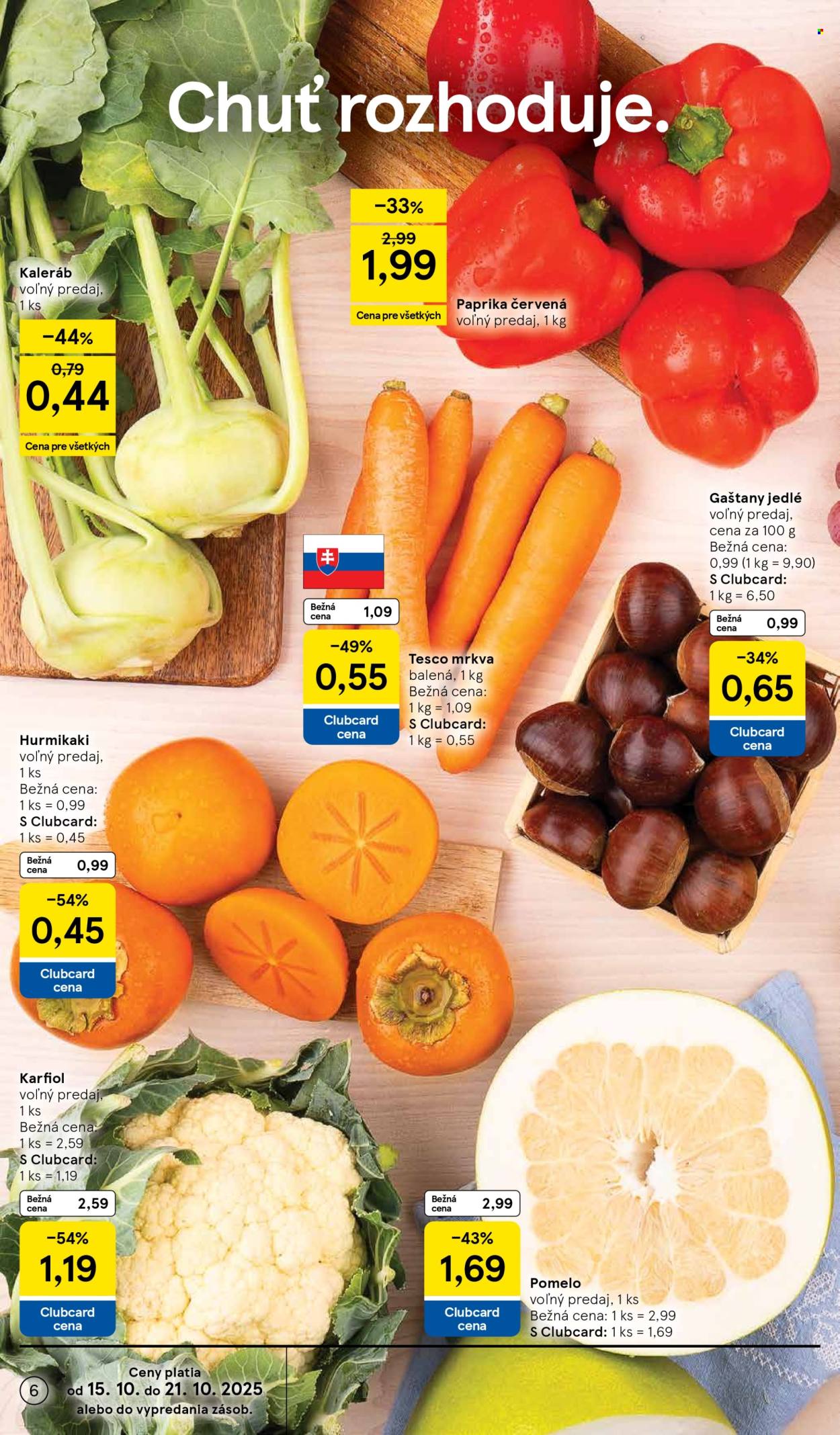 Leták TESCO - 15.10.2025 - 21.10.2025. Strana 6