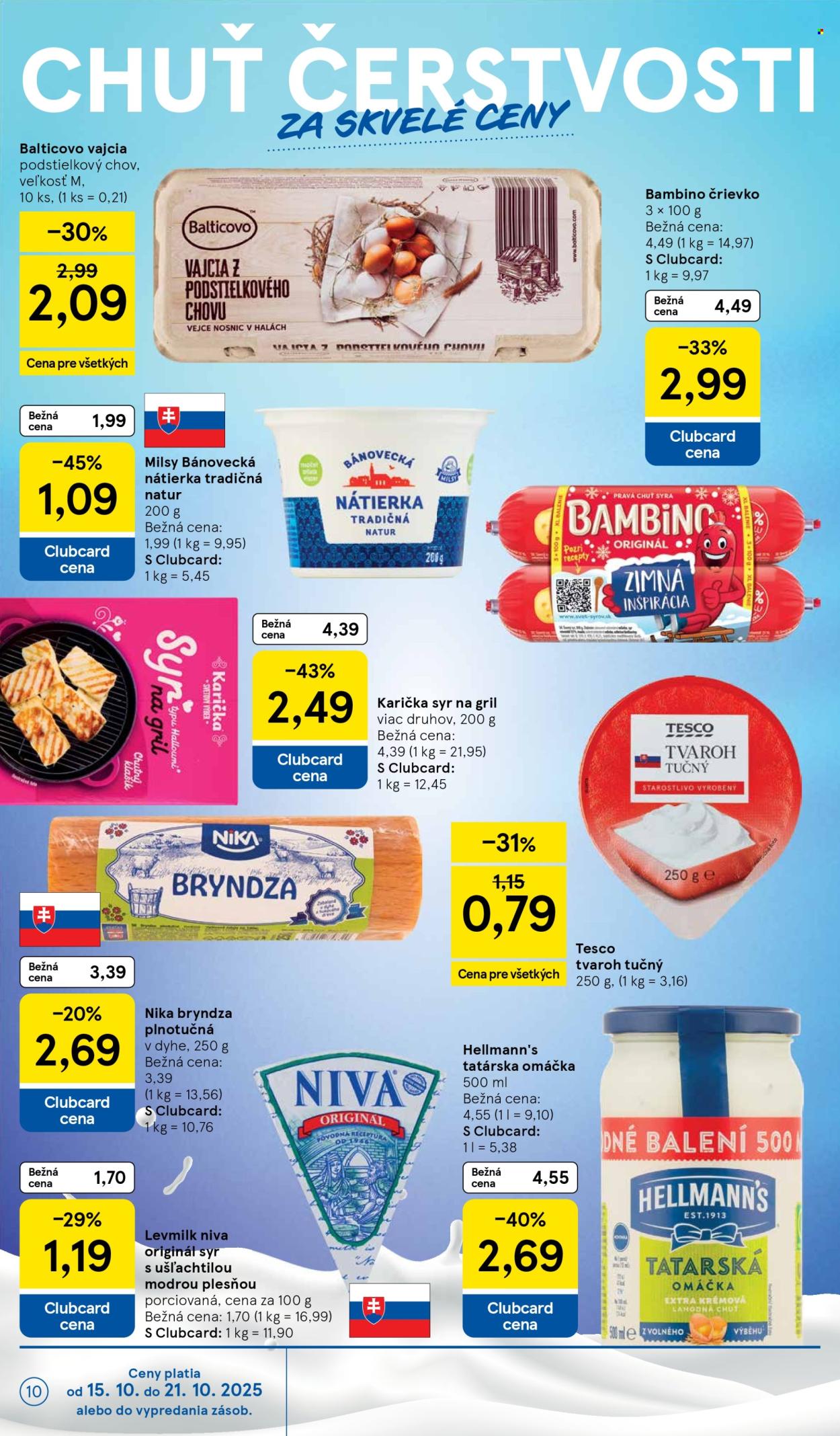 Leták TESCO - 15.10.2025 - 21.10.2025. Strana 10