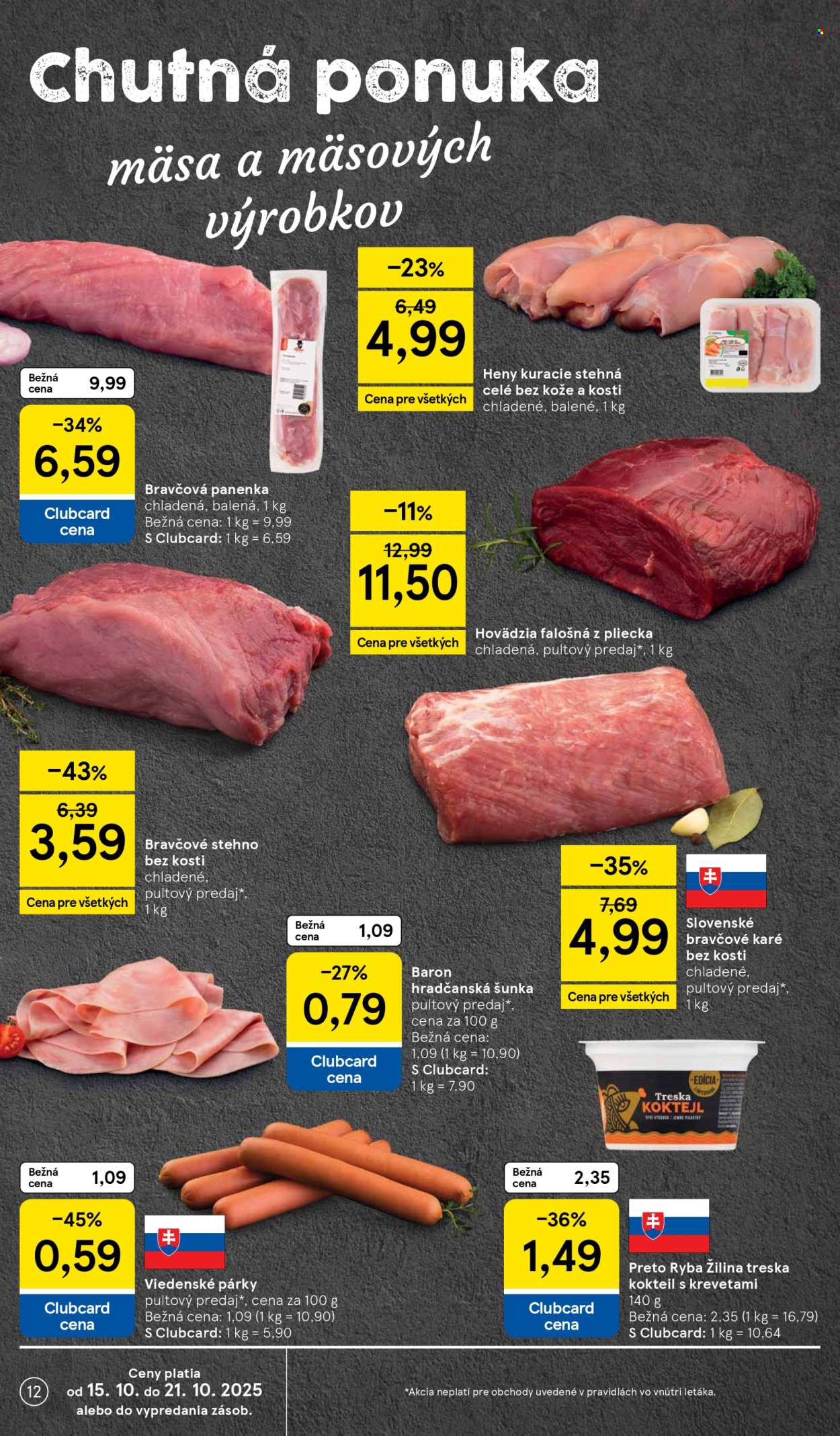 Leták TESCO - 15.10.2025 - 21.10.2025. Strana 12
