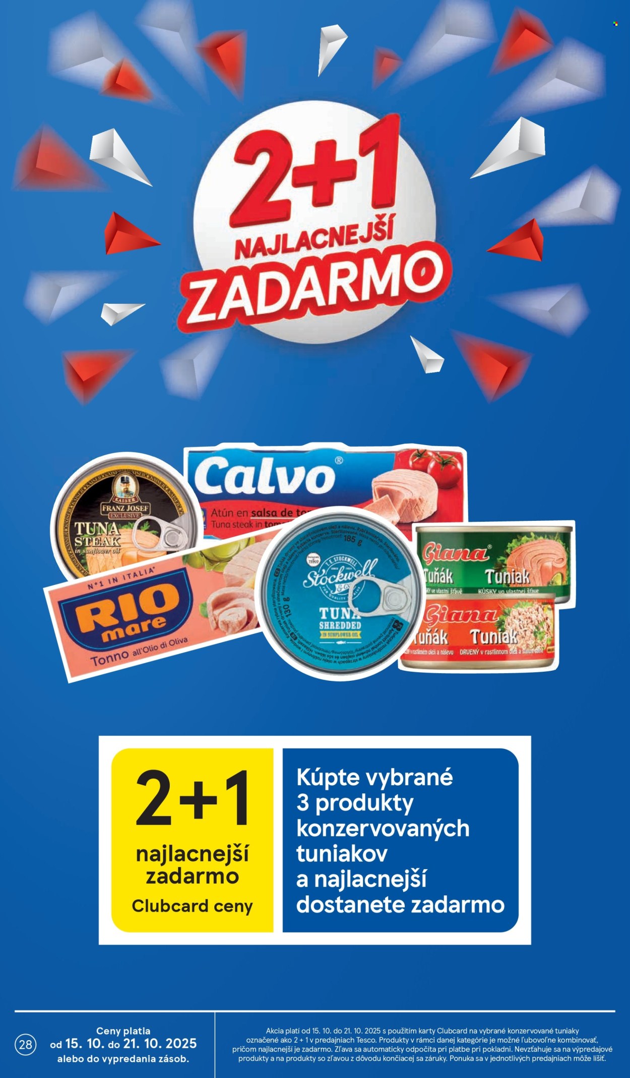 Leták TESCO - 15.10.2025 - 21.10.2025. Strana 28