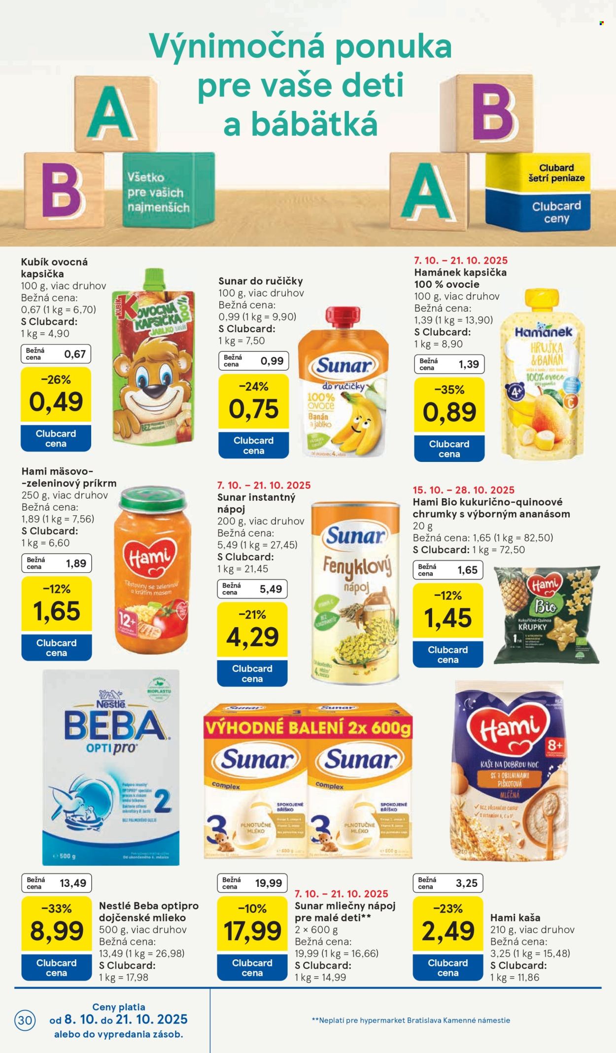 Leták TESCO - 15.10.2025 - 21.10.2025. Strana 30