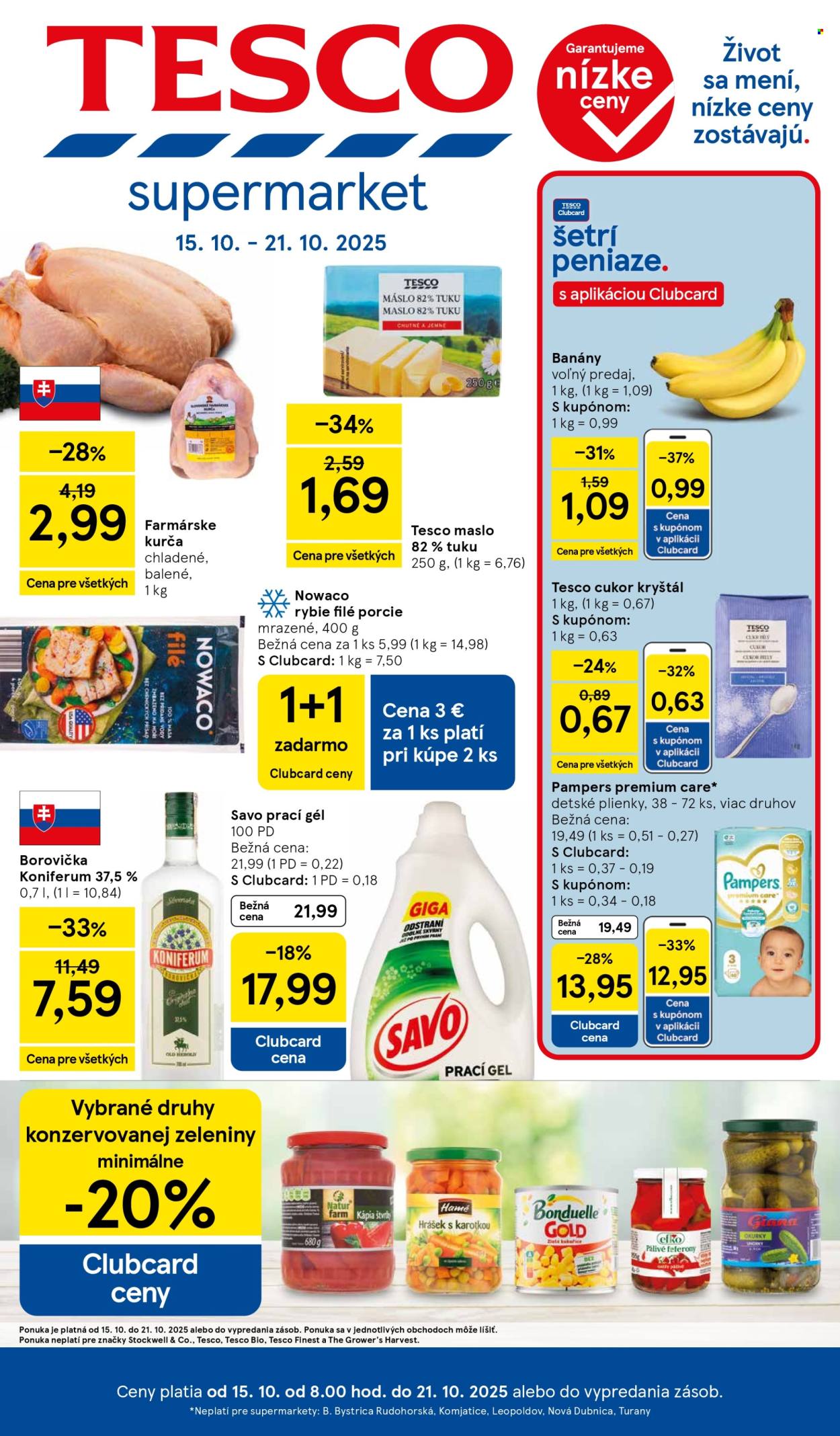 Leták TESCO supermarket - 15.10.2025 - 21.10.2025. Strana 1
