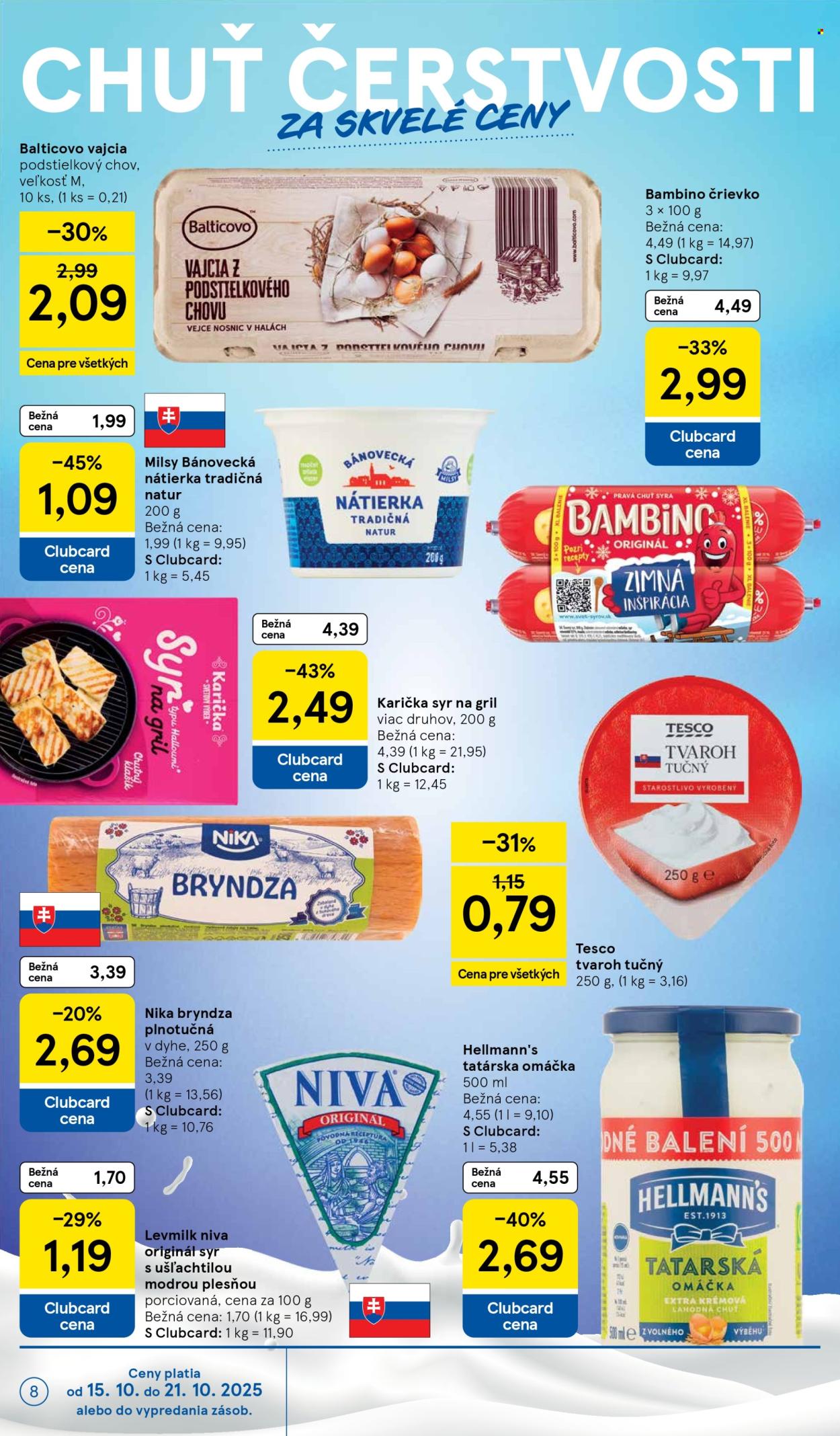 Leták TESCO supermarket - 15.10.2025 - 21.10.2025. Strana 8