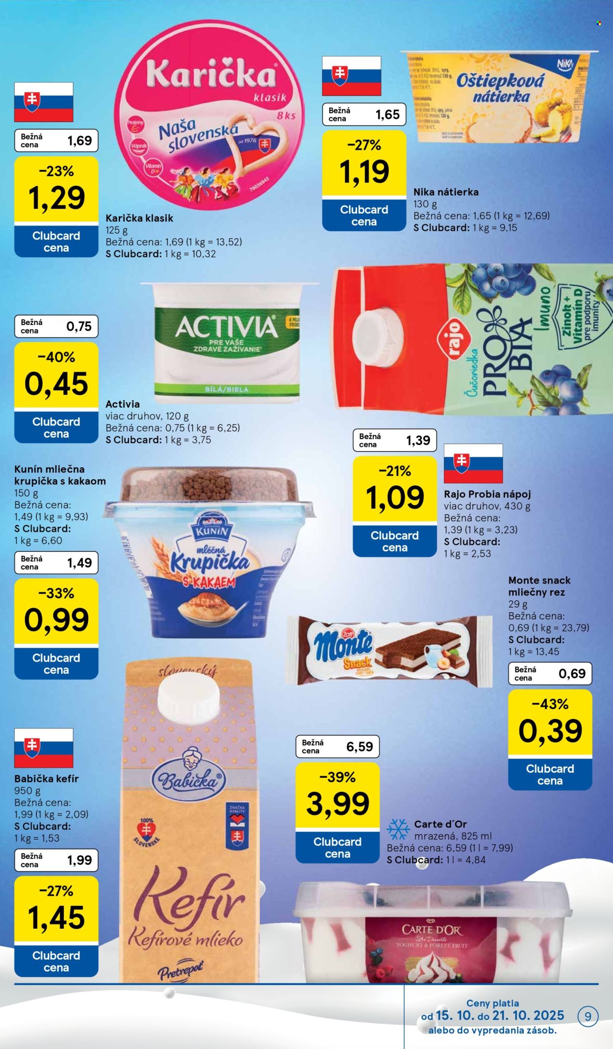 Leták TESCO supermarket - 15.10.2025 - 21.10.2025. Strana 9