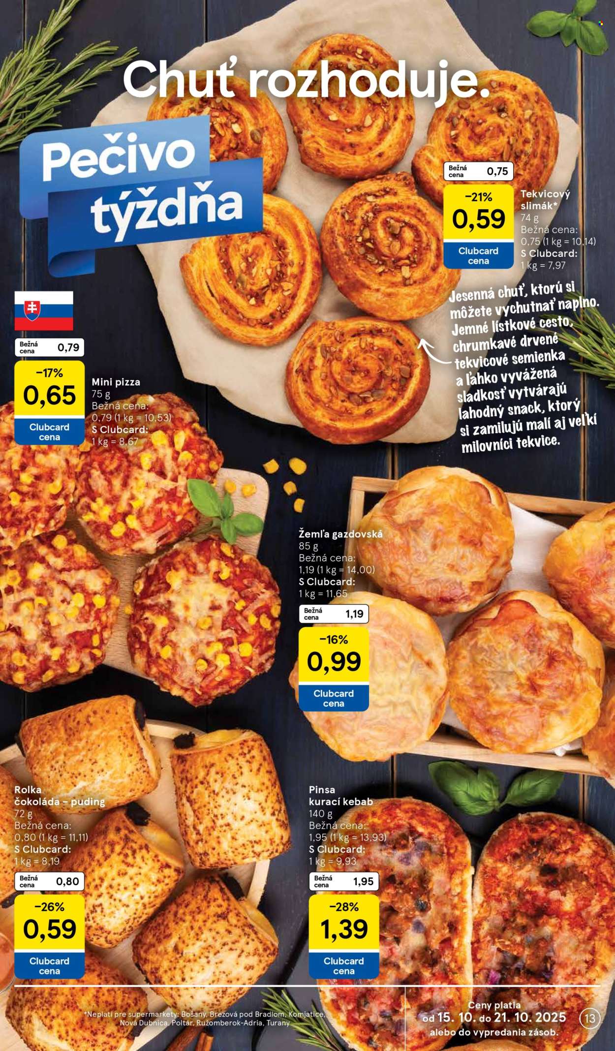 Leták TESCO supermarket - 15.10.2025 - 21.10.2025. Strana 13