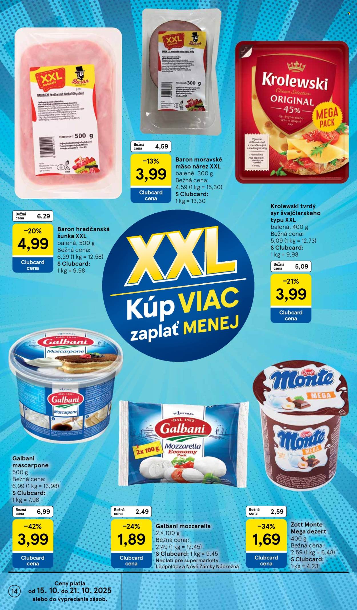 Leták TESCO supermarket - 15.10.2025 - 21.10.2025. Strana 14