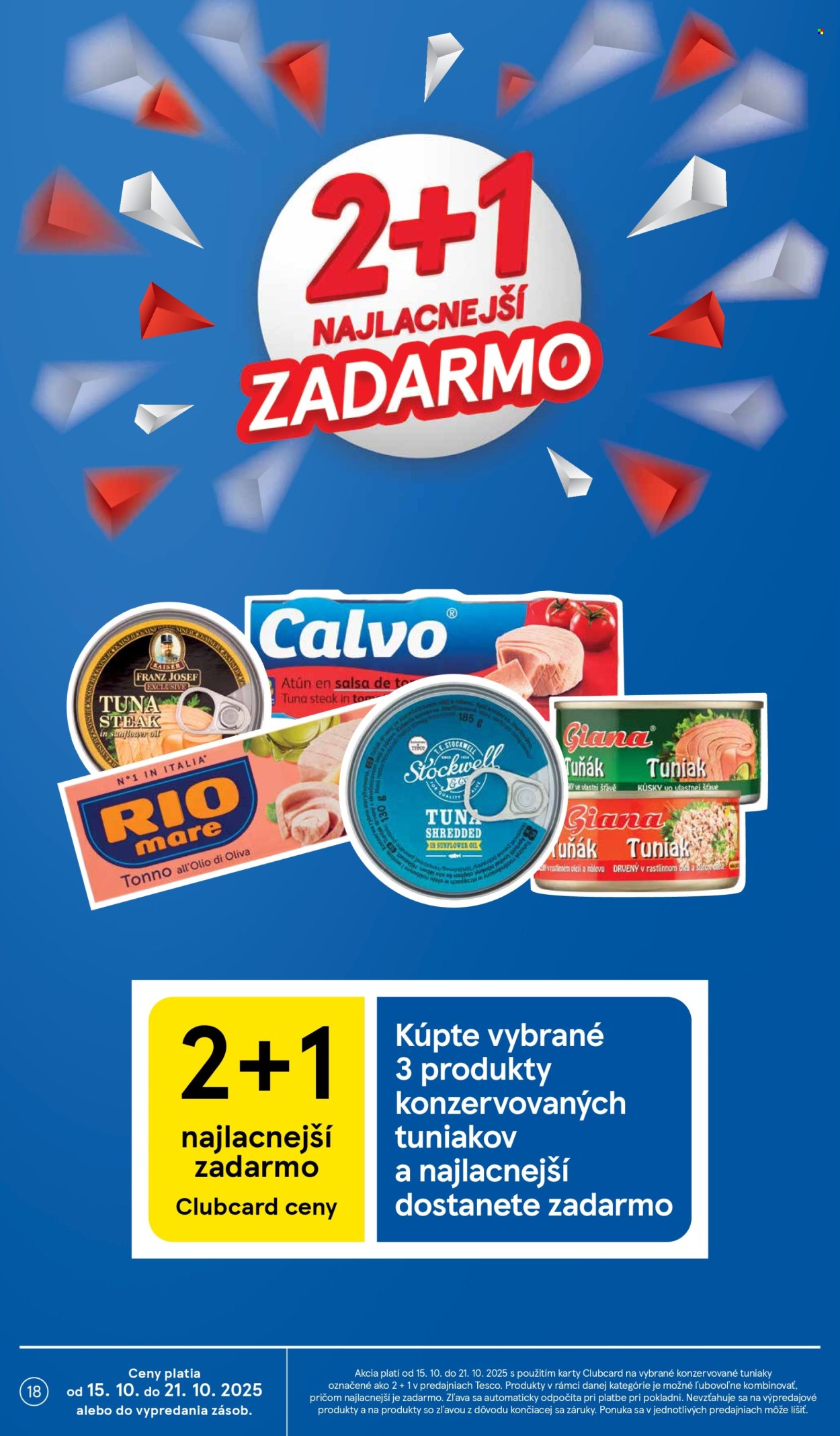 Leták TESCO supermarket - 15.10.2025 - 21.10.2025. Strana 18