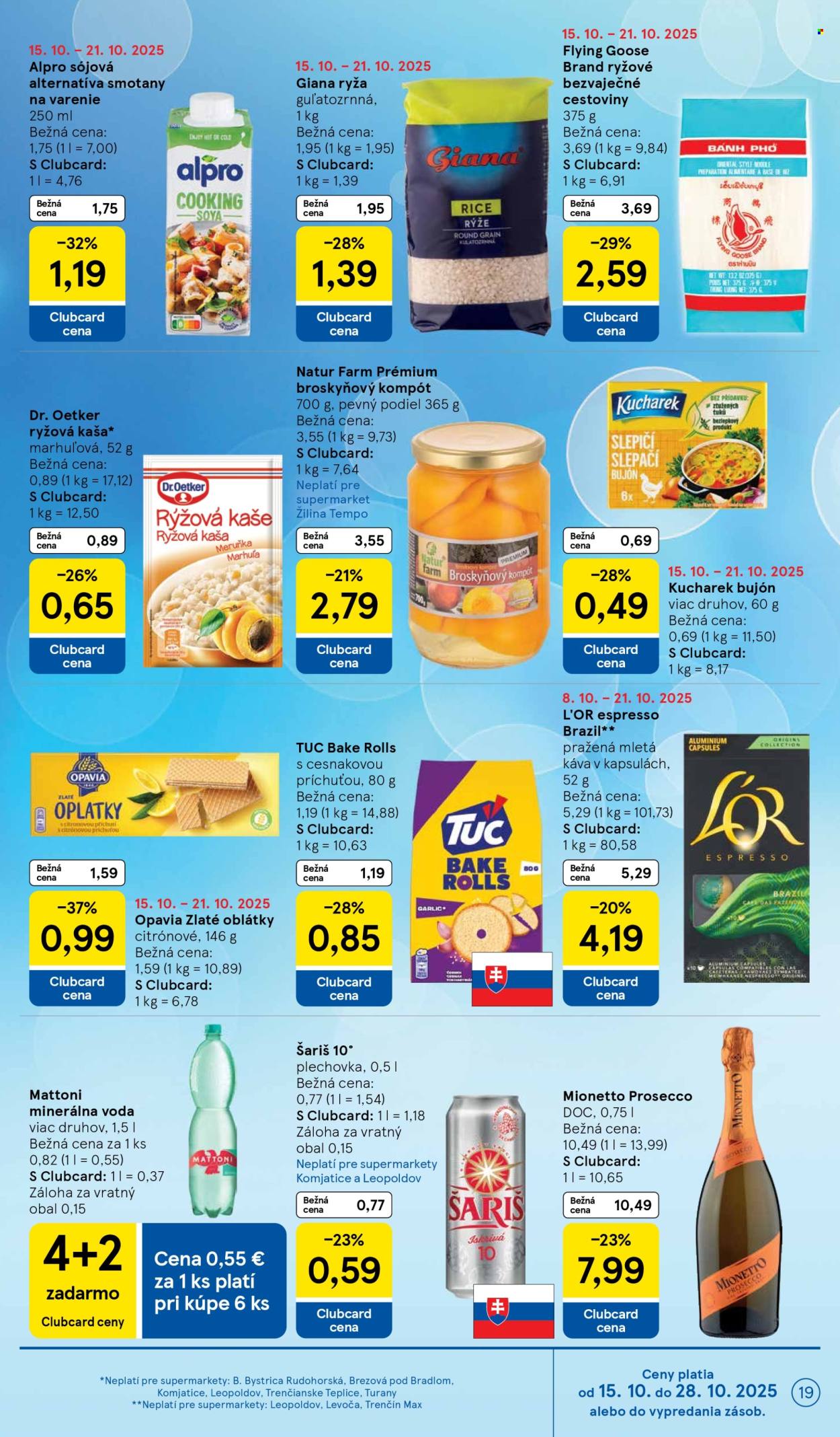 Leták TESCO supermarket - 15.10.2025 - 21.10.2025. Strana 19
