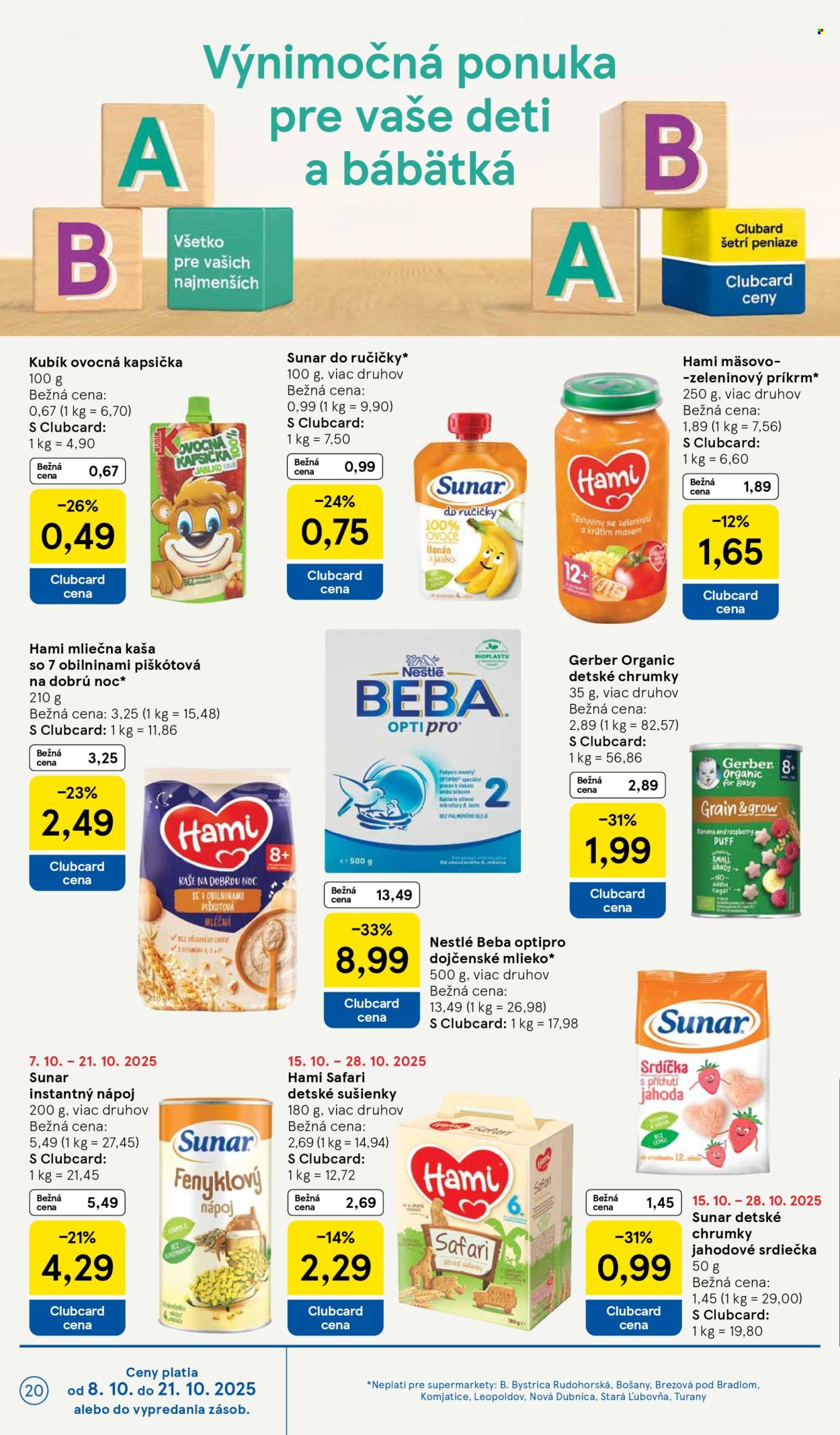 Leták TESCO supermarket - 15.10.2025 - 21.10.2025. Strana 20