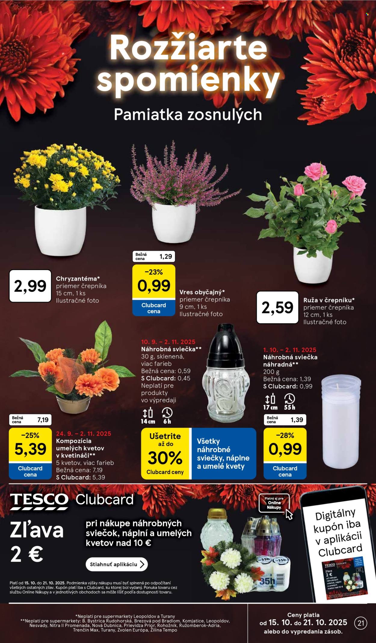 Leták TESCO supermarket - 15.10.2025 - 21.10.2025. Strana 21
