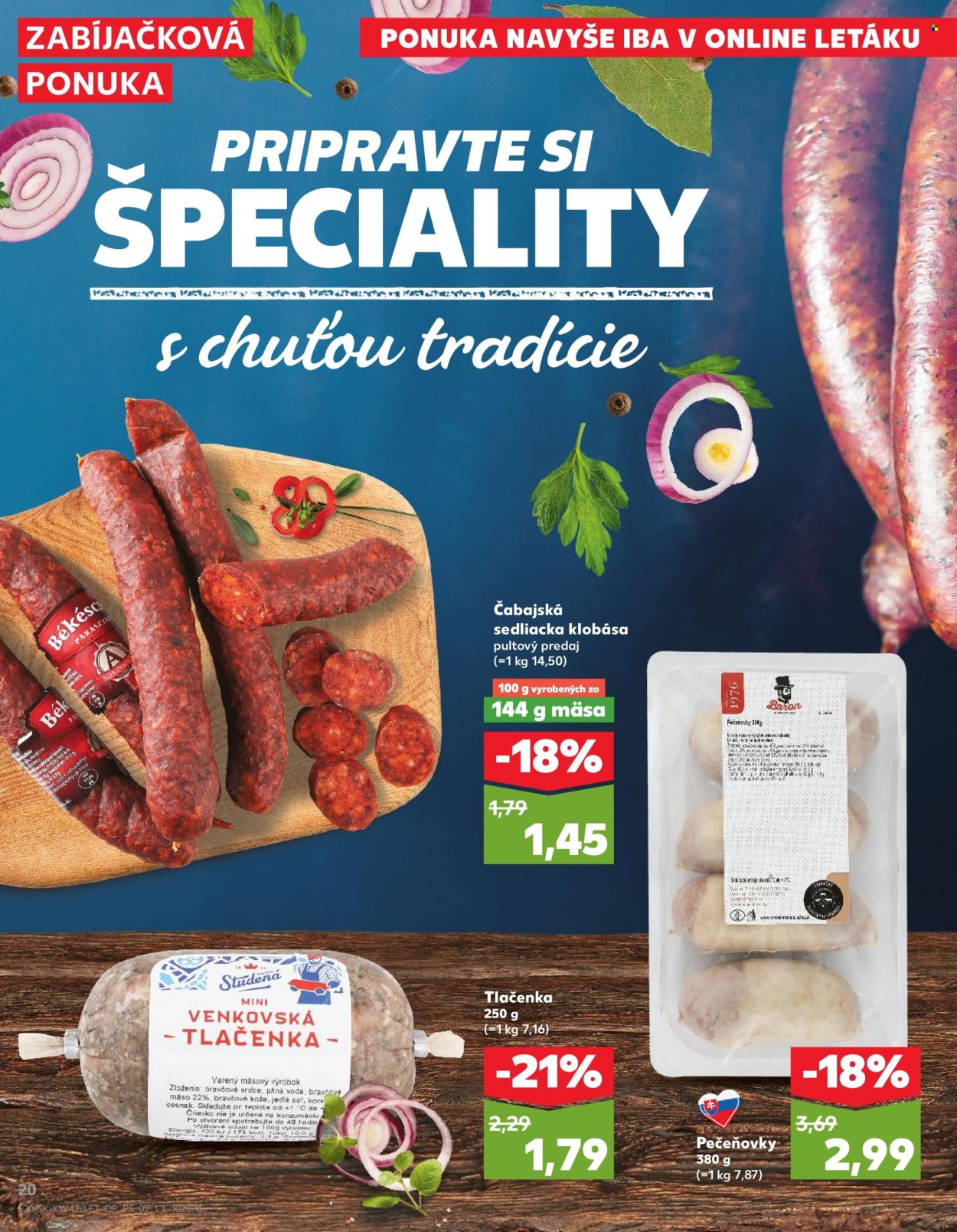 Leták Kaufland - 16.10.2025 - 22.10.2025. Strana 20
