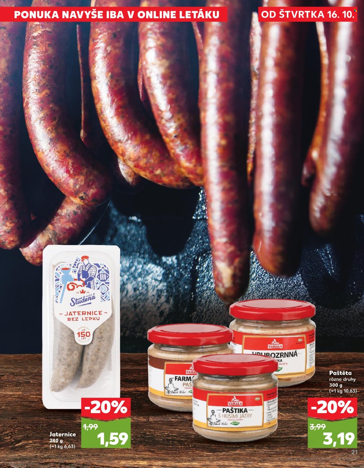Leták Kaufland - 16.10.2025 - 22.10.2025. Strana 21
