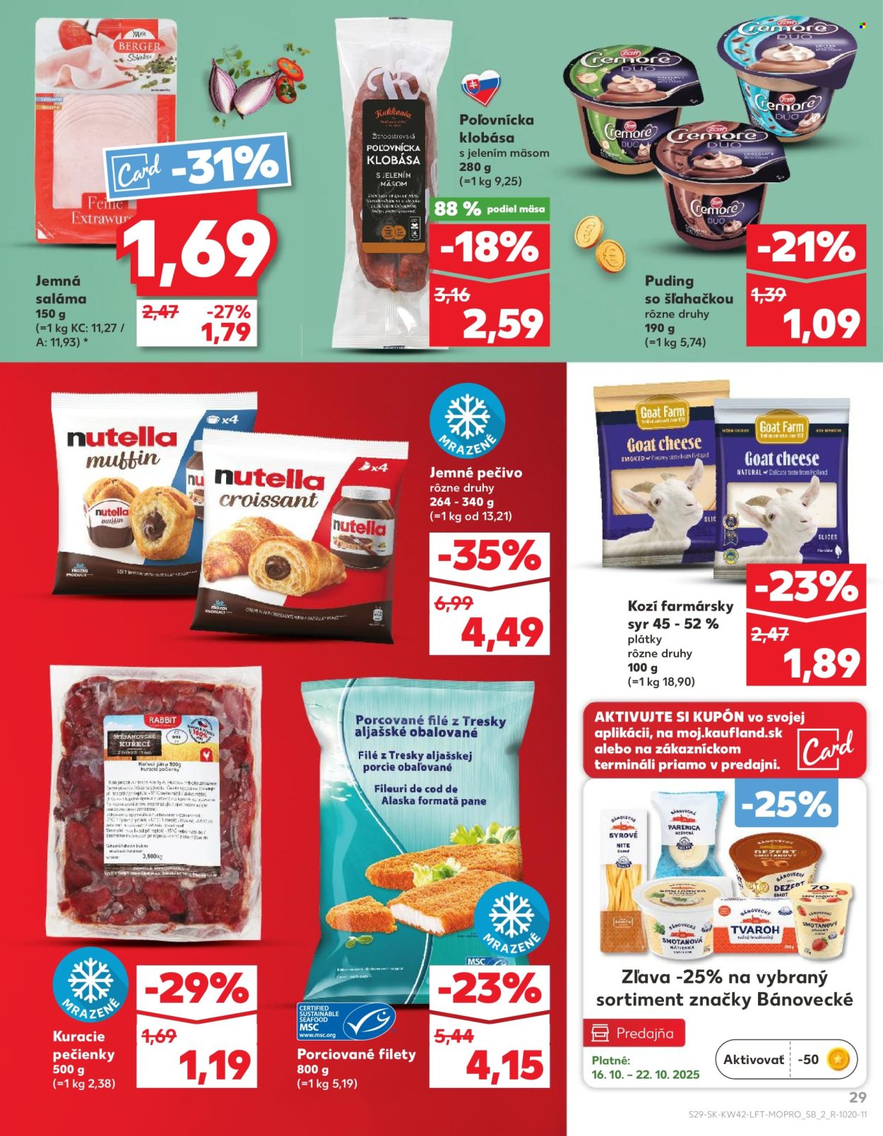 Leták Kaufland - 16.10.2025 - 22.10.2025. Strana 29