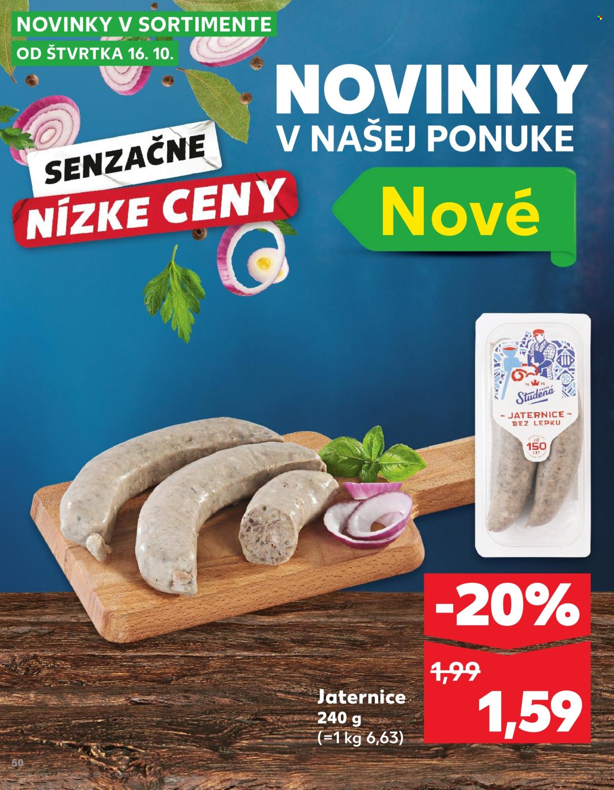 Leták Kaufland - 16.10.2025 - 22.10.2025. Strana 50