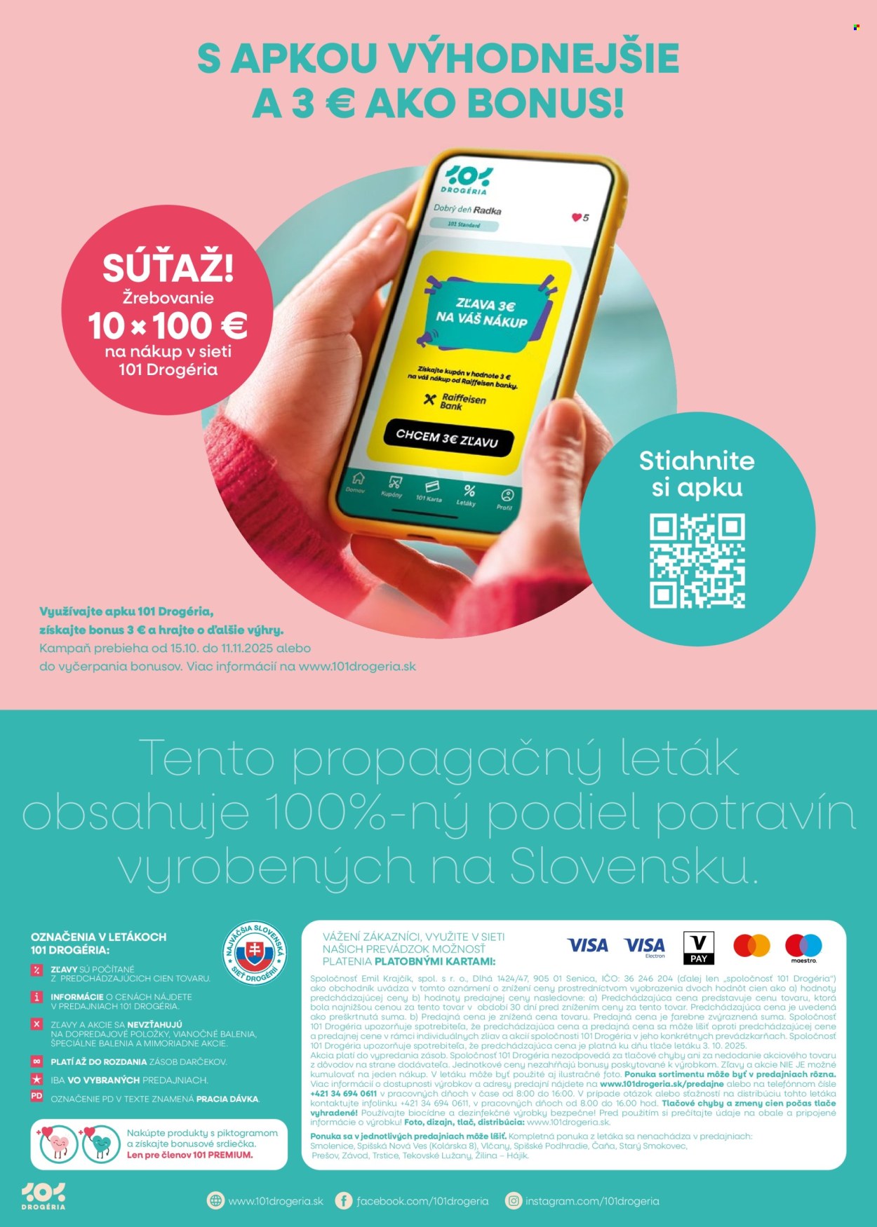 Leták 101 Drogerie - 15.10.2025 - 4.11.2025. Strana 12