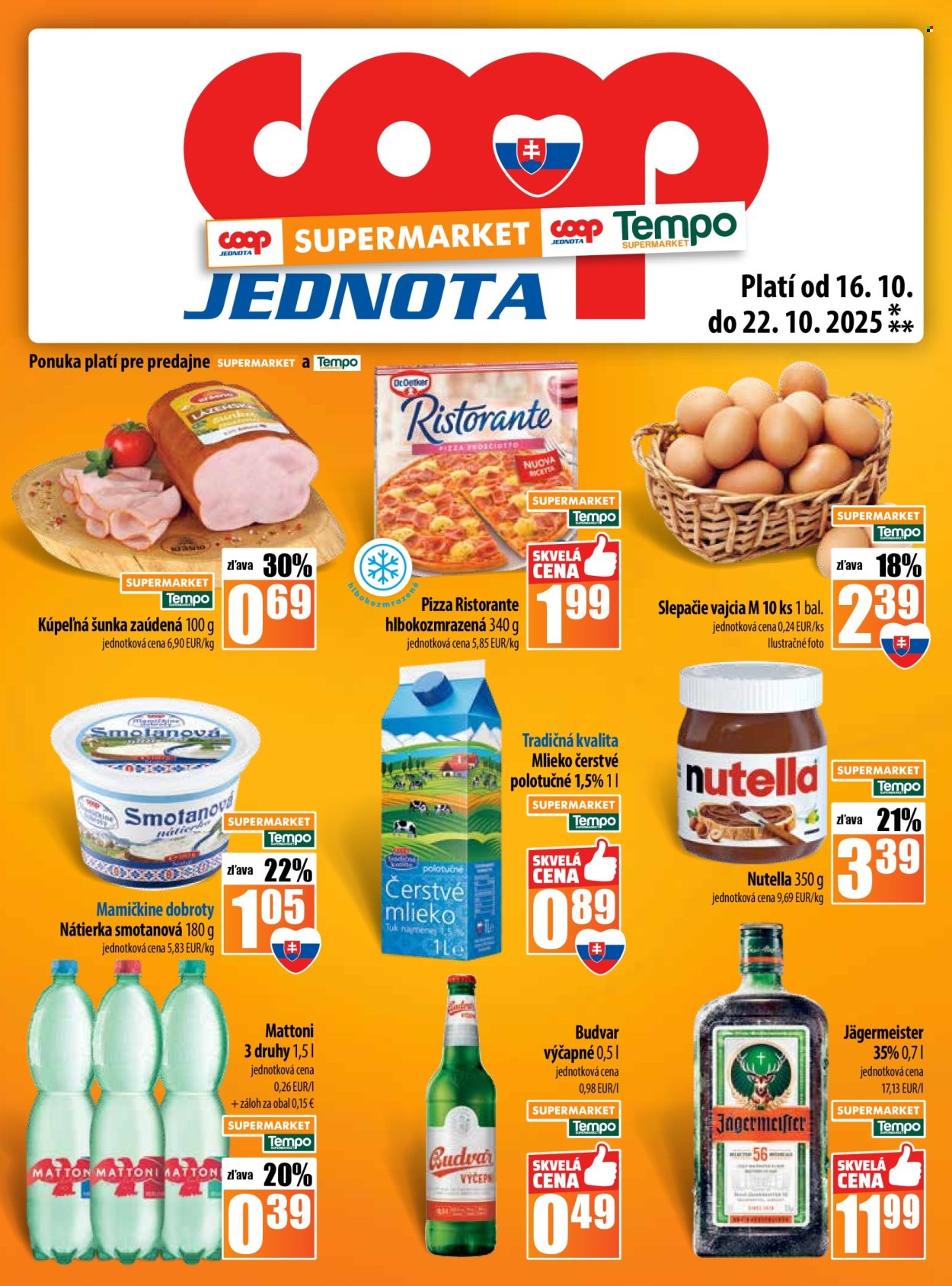 Leták COOP Jednota - 16.10.2025 - 22.10.2025. Strana 13