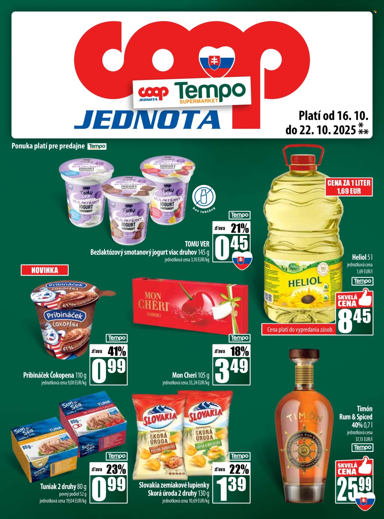 Leták COOP Jednota - 16.10.2025 - 22.10.2025. Strana 25
