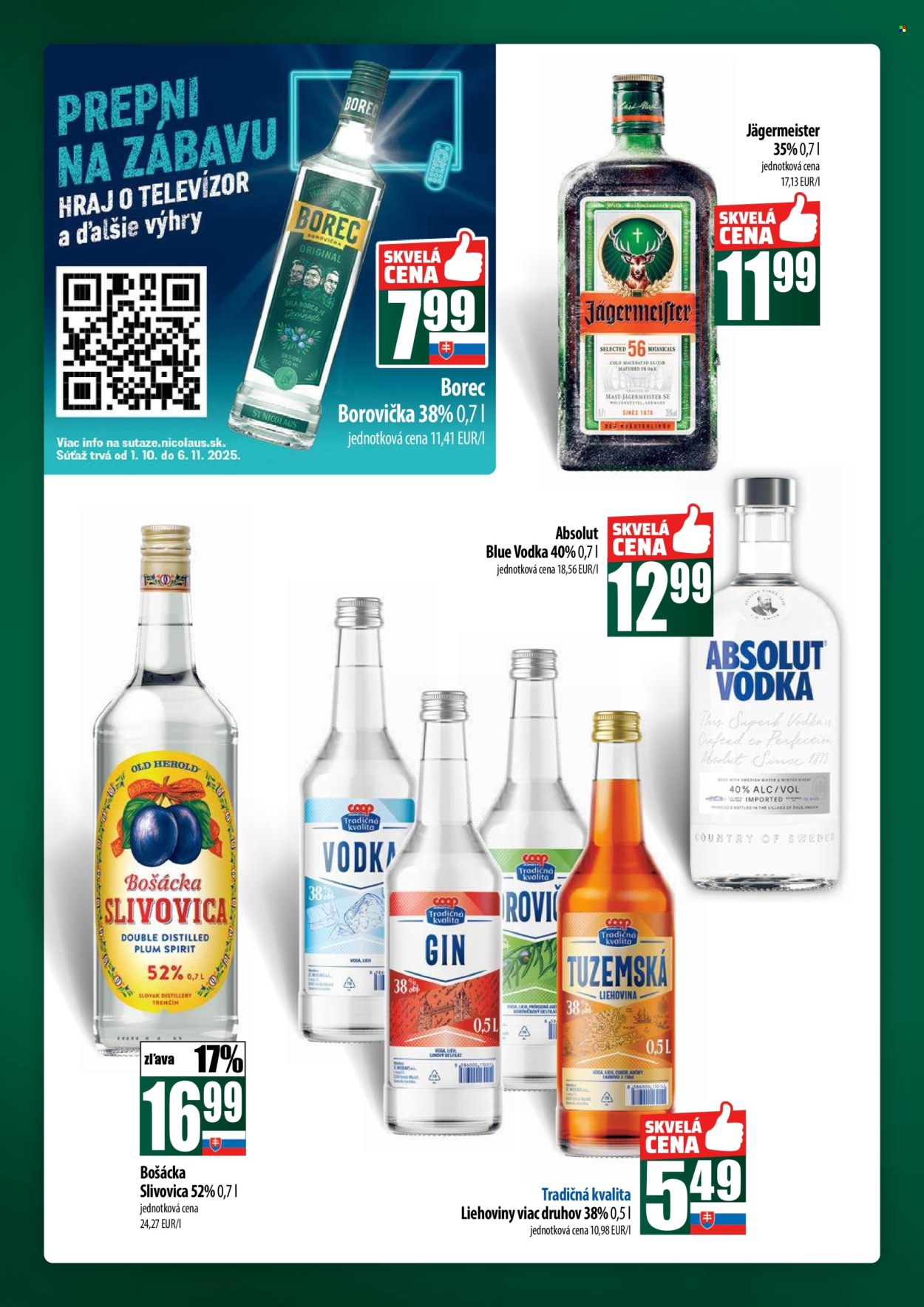 Leták COOP Jednota - 16.10.2025 - 22.10.2025. Strana 58