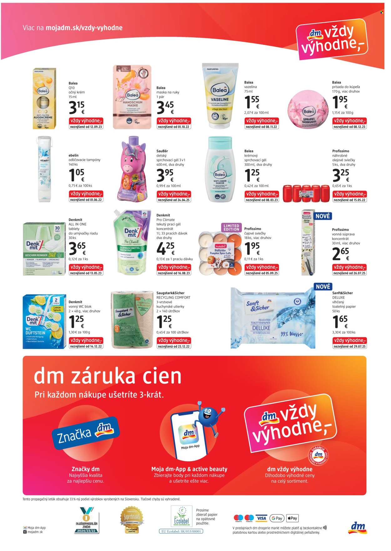Leták dm drogerie - 1.10.2025 - 31.10.2025. Strana 4