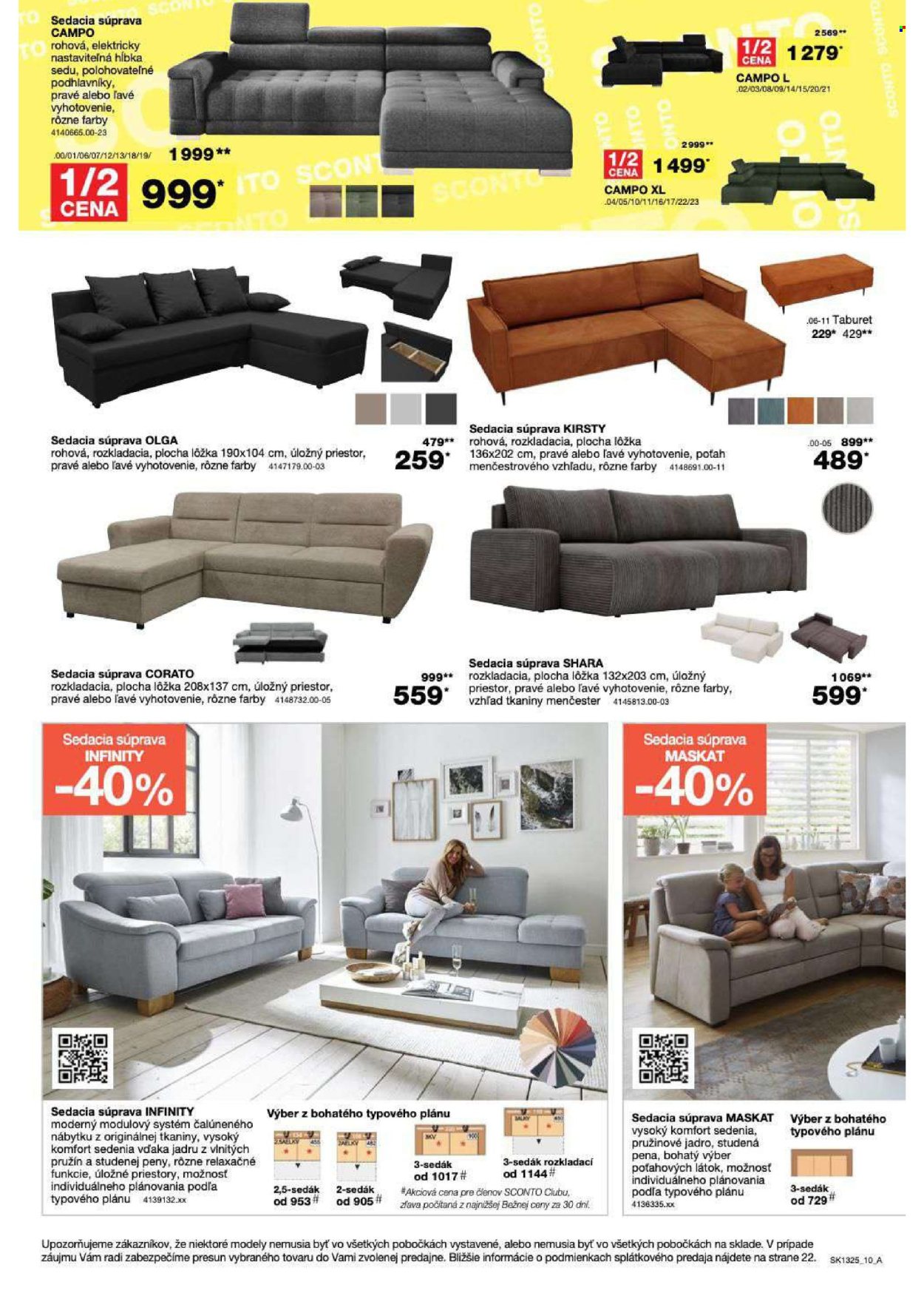 Leták Sconto nábytok - 15.10.2025 - 4.11.2025. Strana 10
