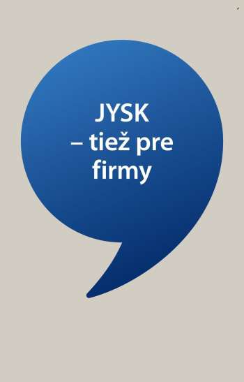 Leták JYSK - 15.10.2025 - 23.10.2025.