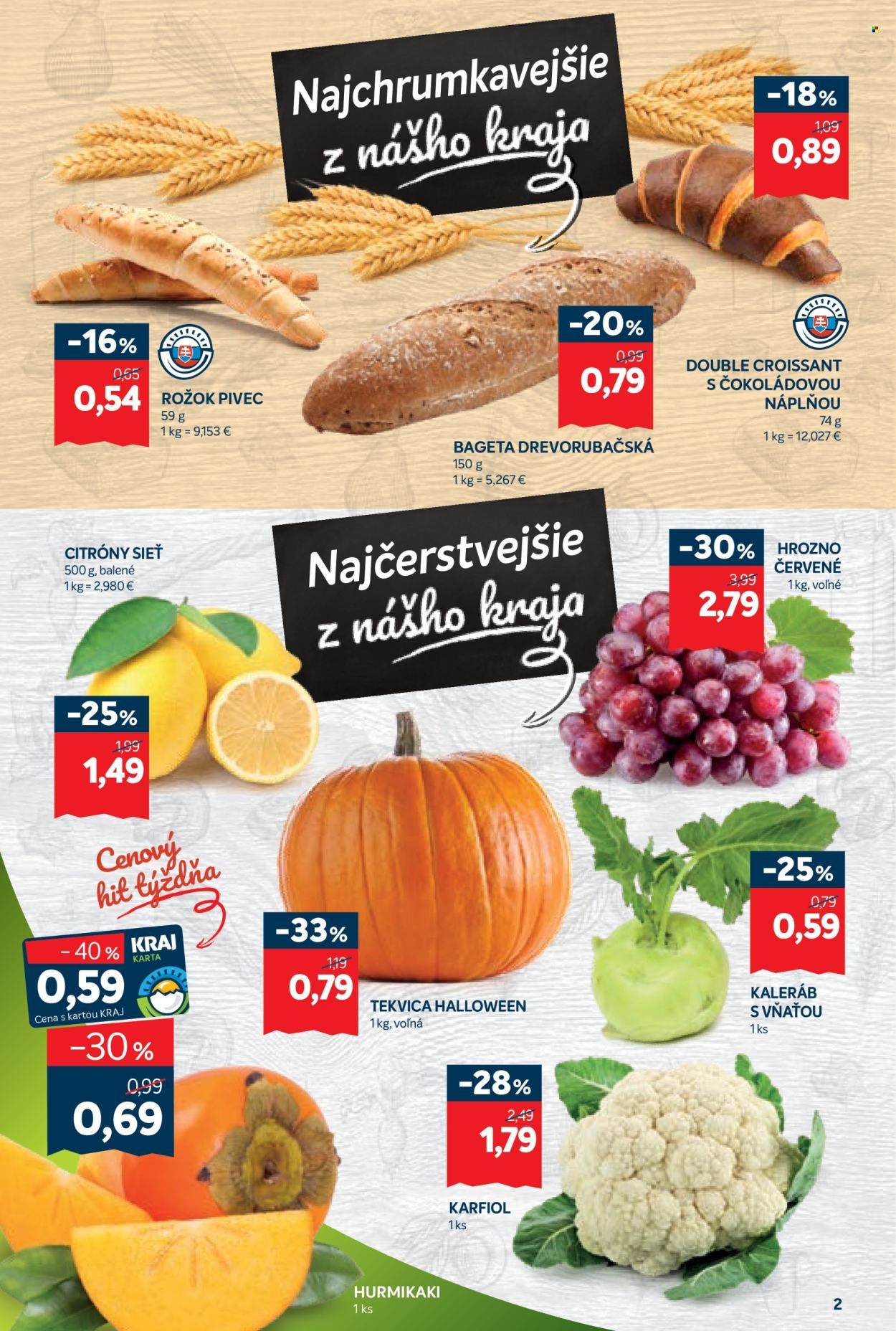 Leták Kraj - 16.10.2025 - 22.10.2025. Strana 2