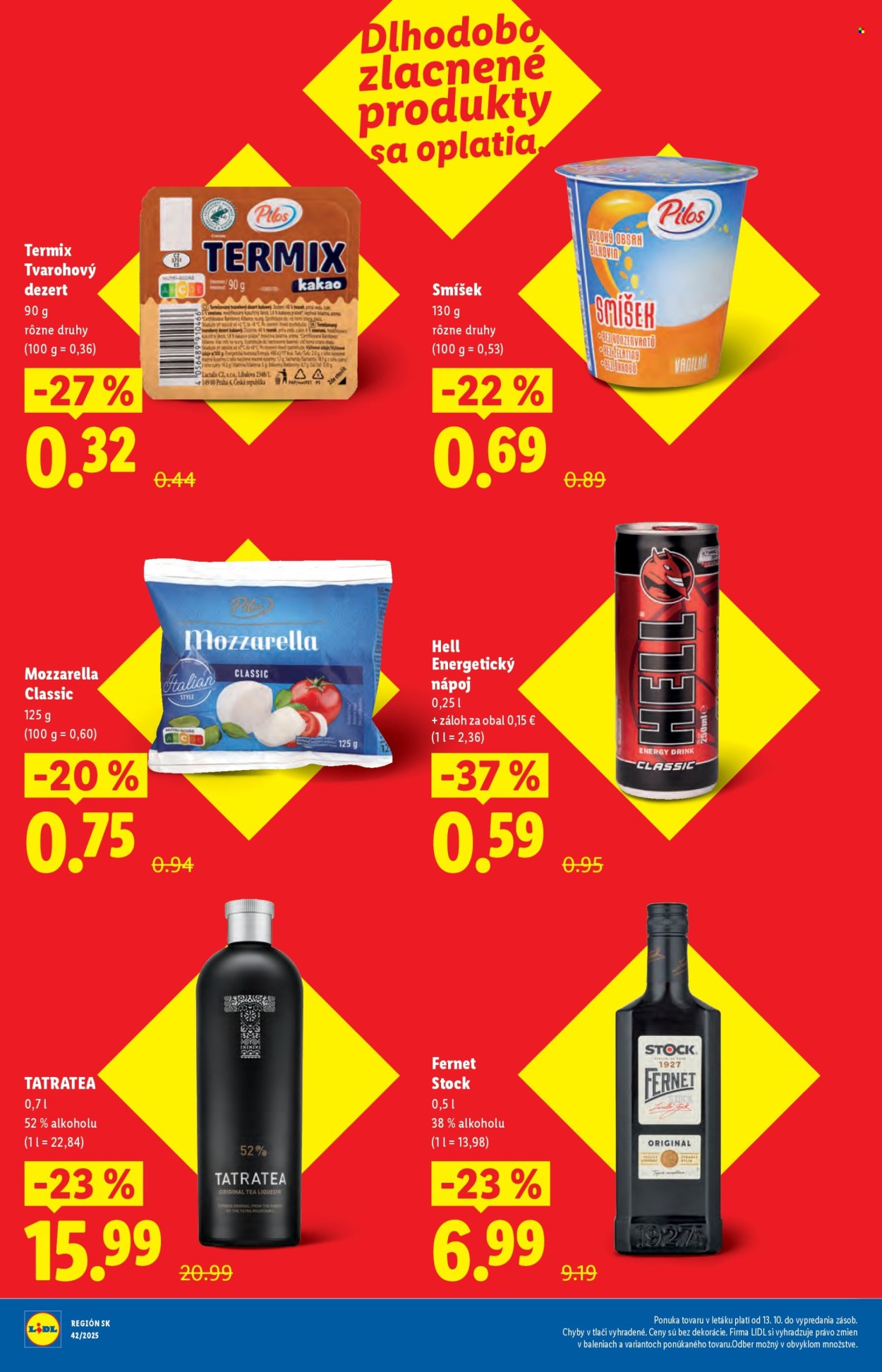 Leták Lidl - 16.10.2025 - 19.10.2025. Strana 4