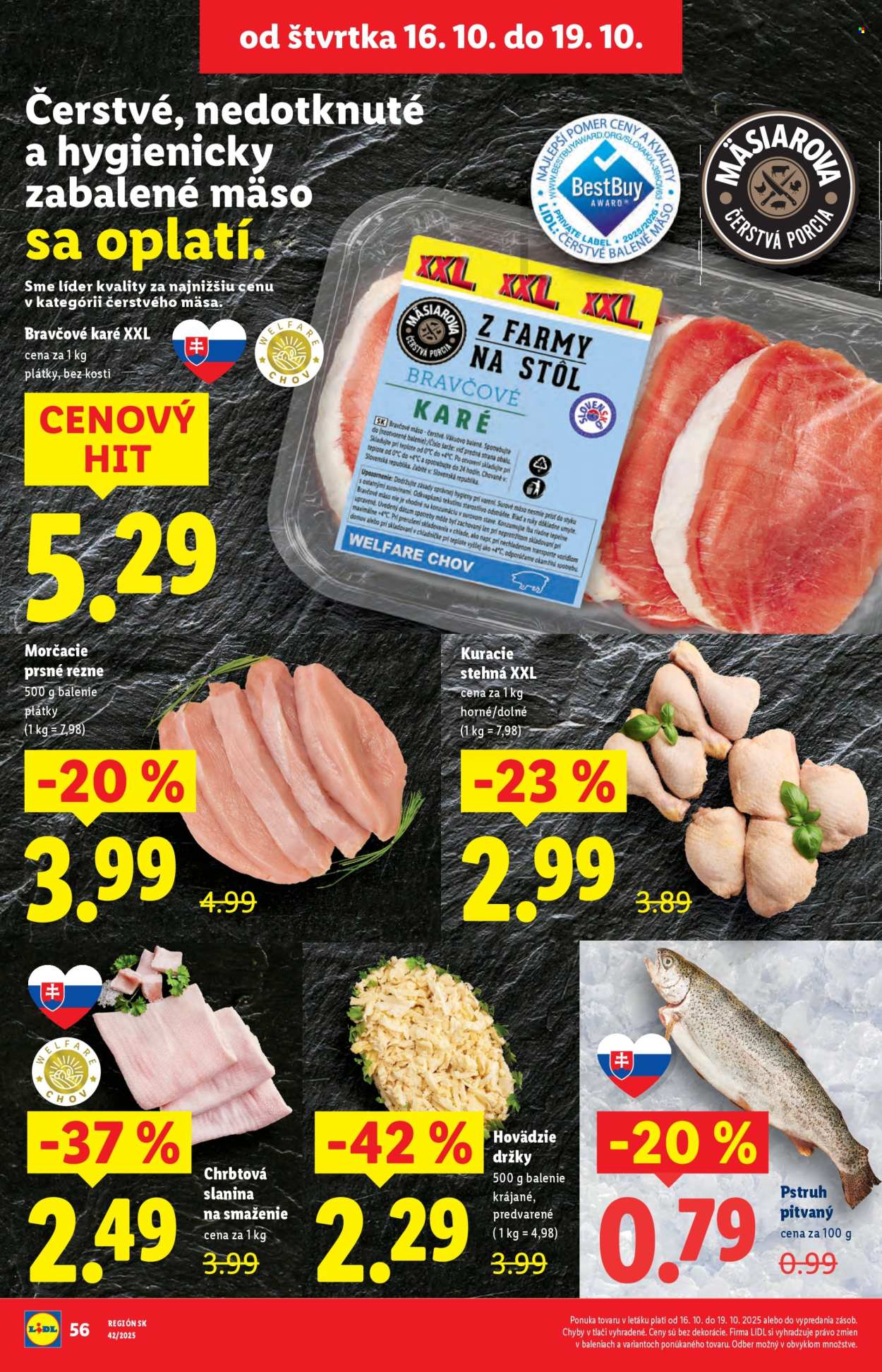Leták Lidl - 16.10.2025 - 19.10.2025. Strana 18