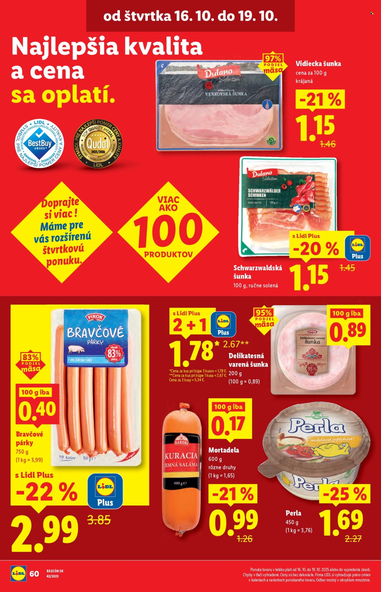 Leták Lidl - 16.10.2025 - 19.10.2025. Strana 22