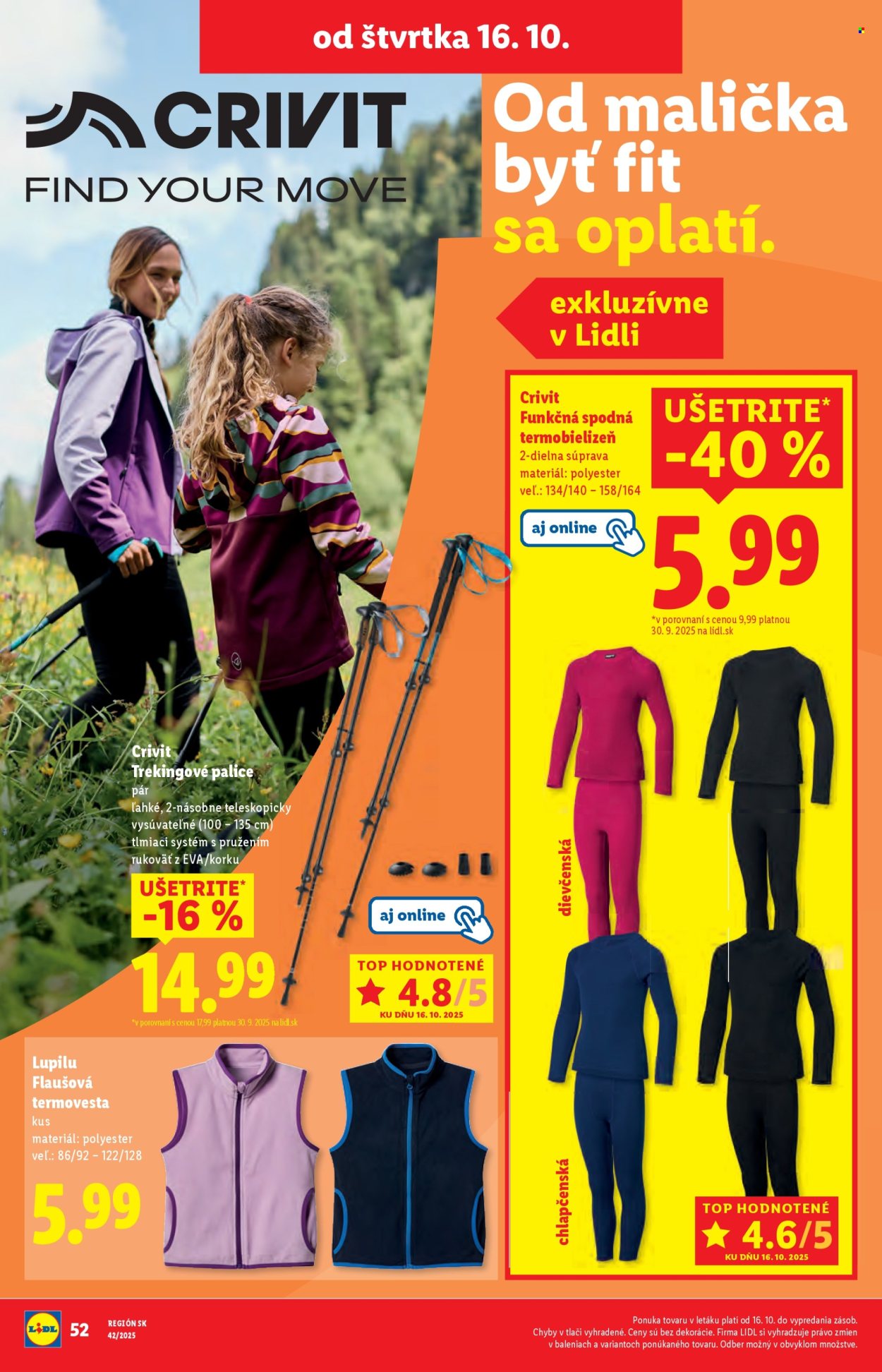 Leták Lidl - 16.10.2025 - 19.10.2025. Strana 40
