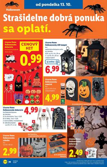 thumbnail - Livarno Home Halloweenska dekorácia