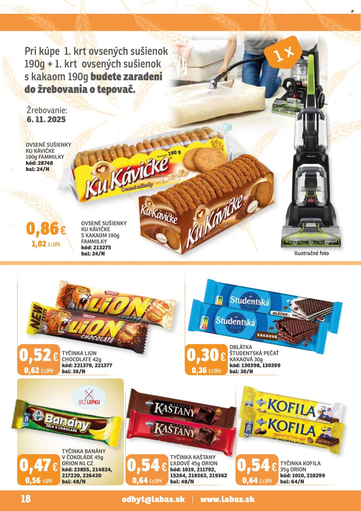 Leták Labaš - 17.10.2025 - 30.10.2025. Strana 18