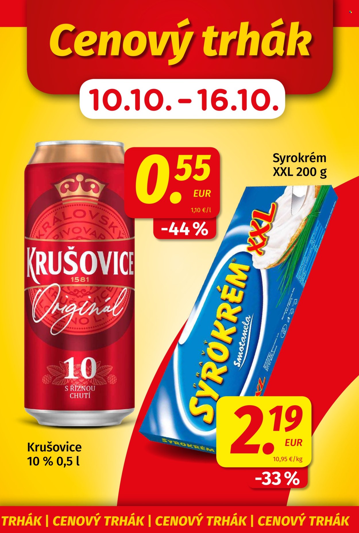 Leták Potraviny KORUNA - 10.10.2025 - 22.10.2025. Strana 2
