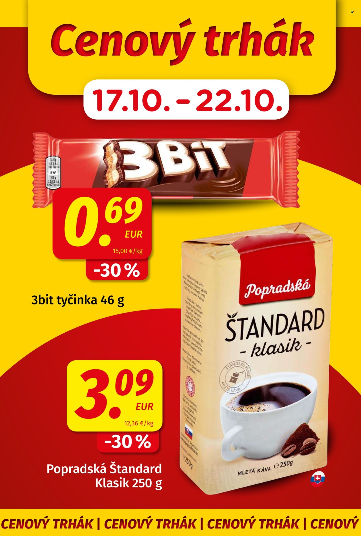Leták Potraviny KORUNA - 10.10.2025 - 22.10.2025. Strana 3
