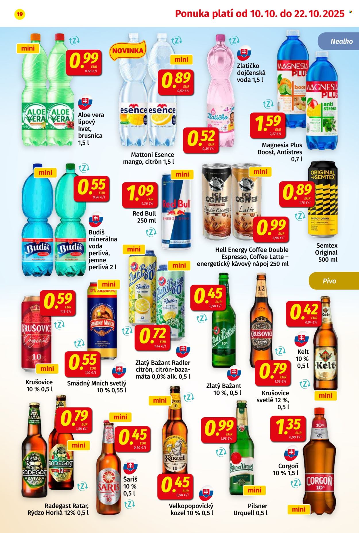 Leták Potraviny KORUNA - 10.10.2025 - 22.10.2025. Strana 19