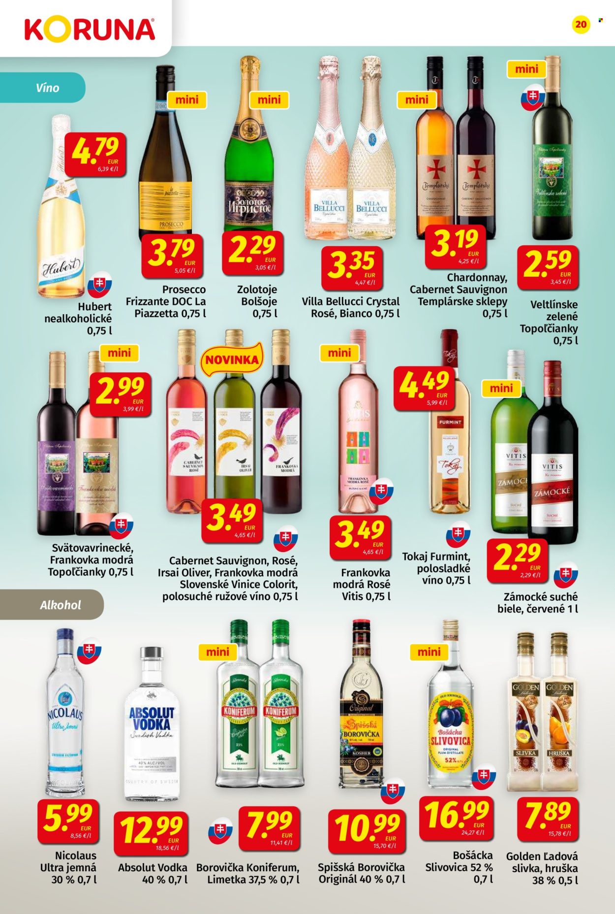 Leták Potraviny KORUNA - 10.10.2025 - 22.10.2025. Strana 20