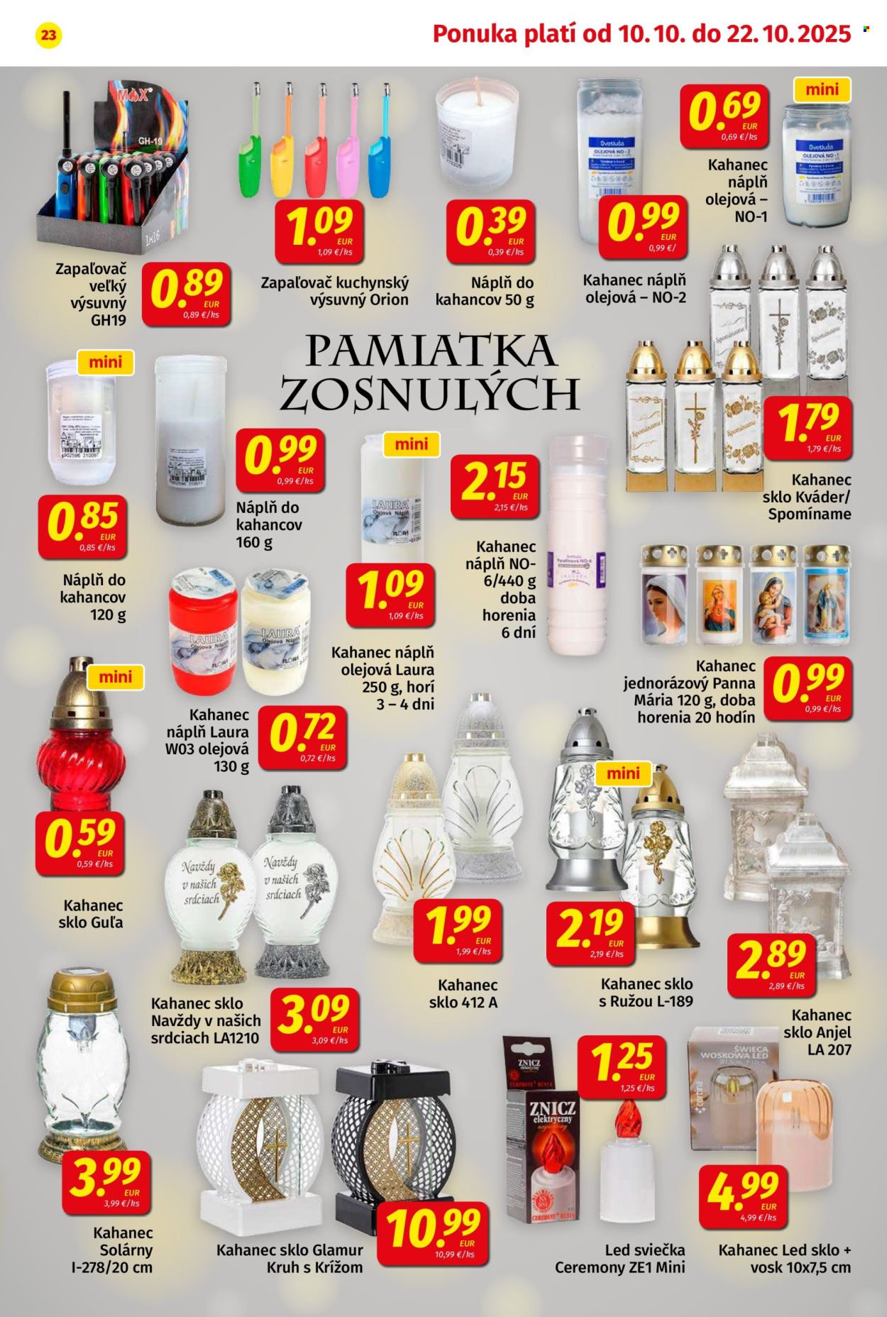 Leták Potraviny KORUNA - 10.10.2025 - 22.10.2025. Strana 23