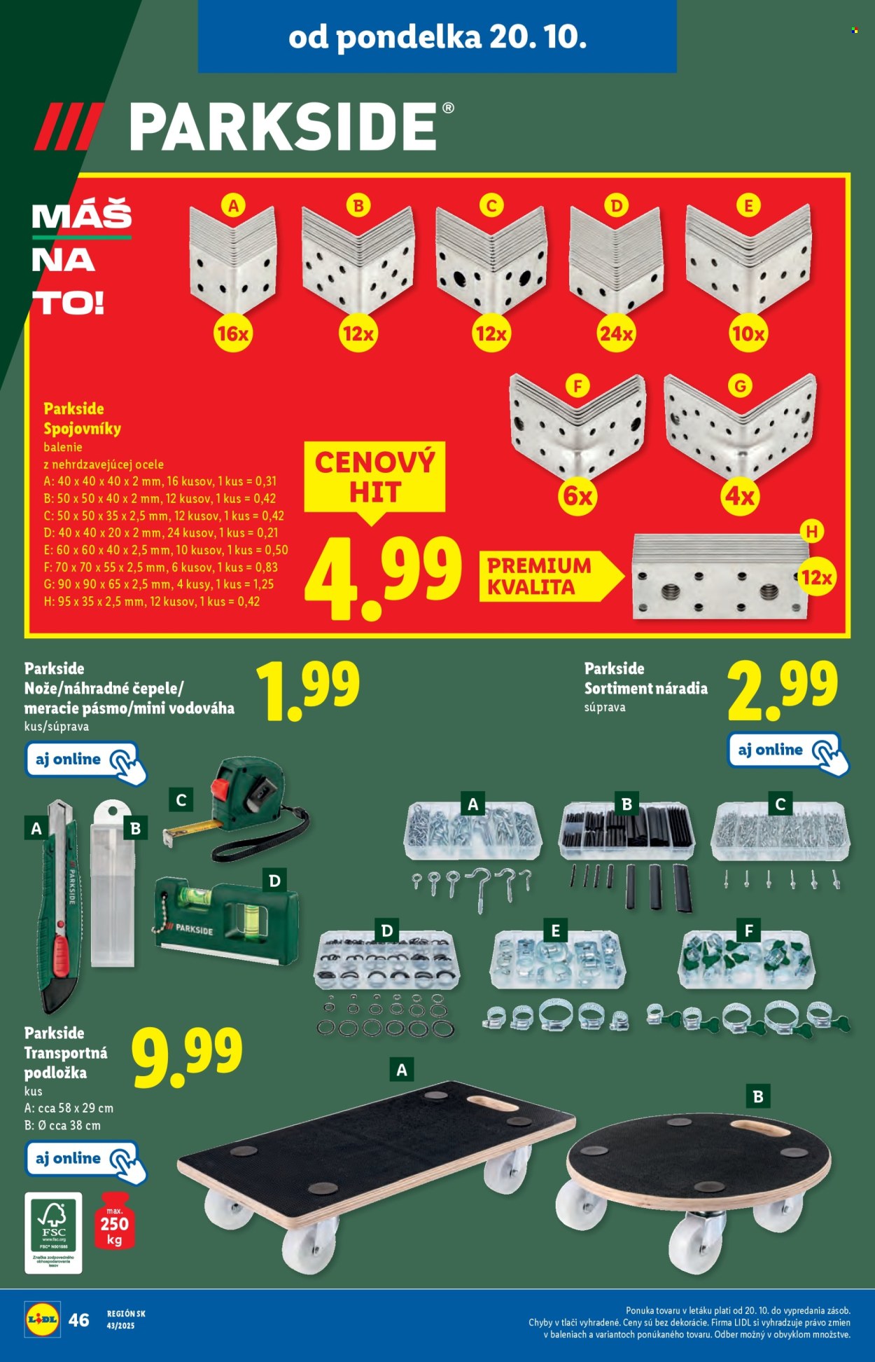 Leták Lidl - 20.10.2025 - 26.10.2025. Strana 62