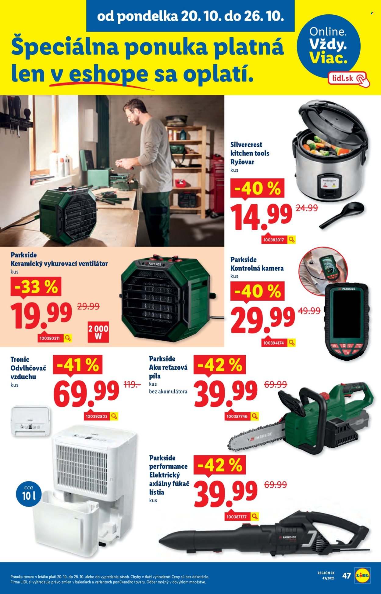 Leták Lidl - 20.10.2025 - 26.10.2025. Strana 63